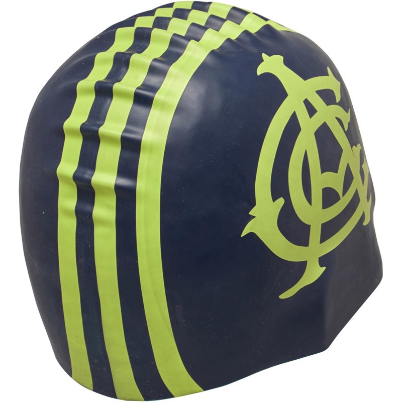 Buy adidas Mens Silicone Swimming Cap Mystery Blue/Bright Yellow