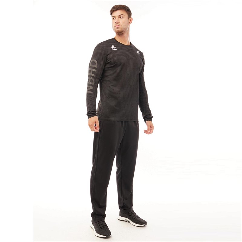 black adidas long sleeve top mens