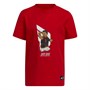 adidas Childrens Lego Damian Lillard T-Shirt Vivid Red