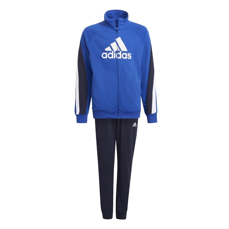 Buy adidas Junior Badge Of Sport Tracksuit Bold Blue Legend Ink White