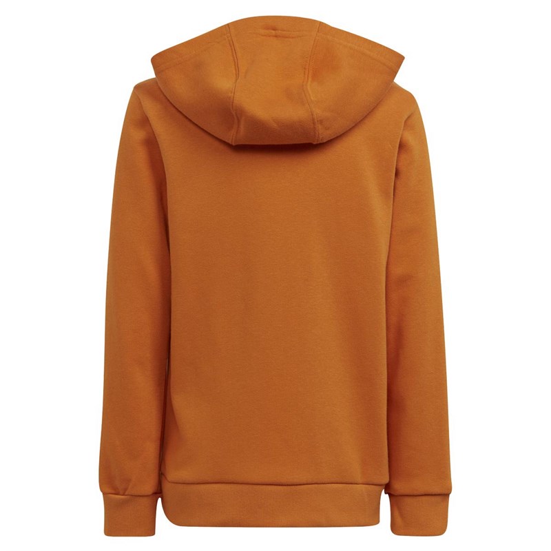 adidas Junior Badge Of Sport Hoodie Focus Orange/White