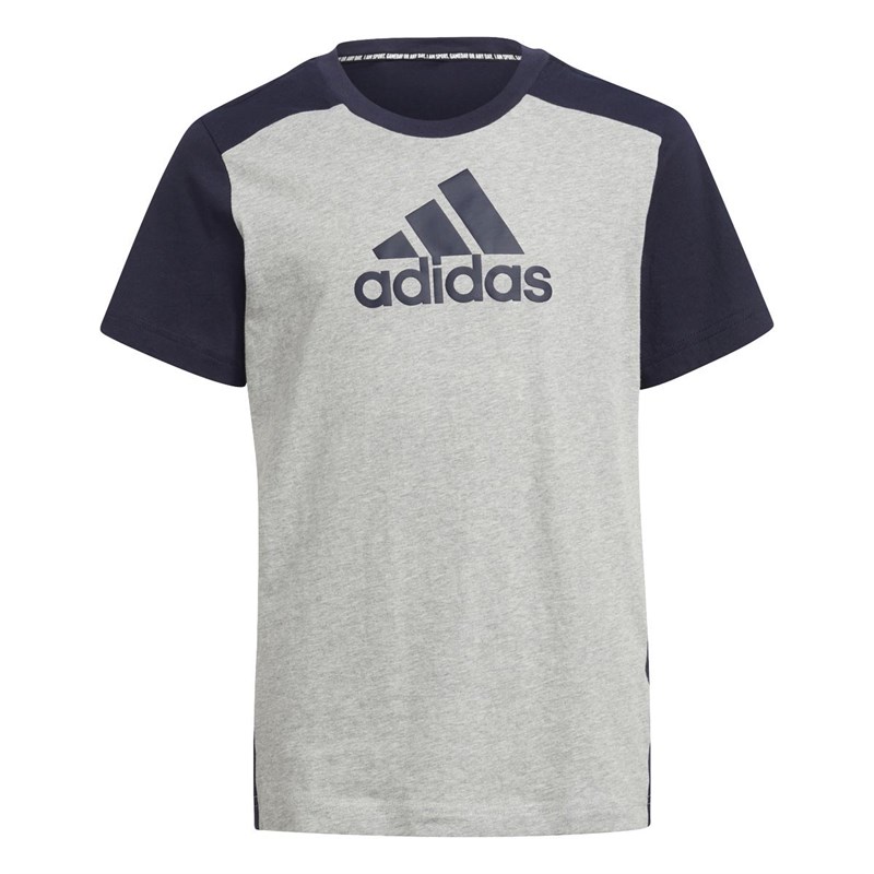 adidas T-Shirts Badge Of Sport Enfants Gris