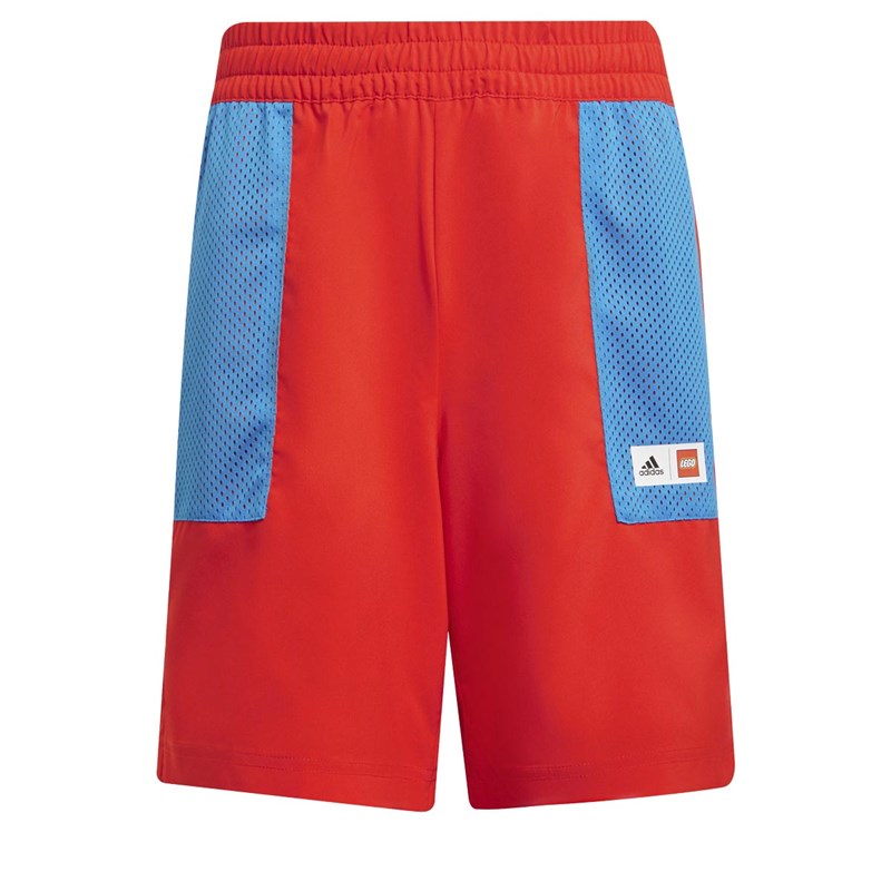 adidas Dziecięce Classic Lego Codzienne Szorty Czerwony