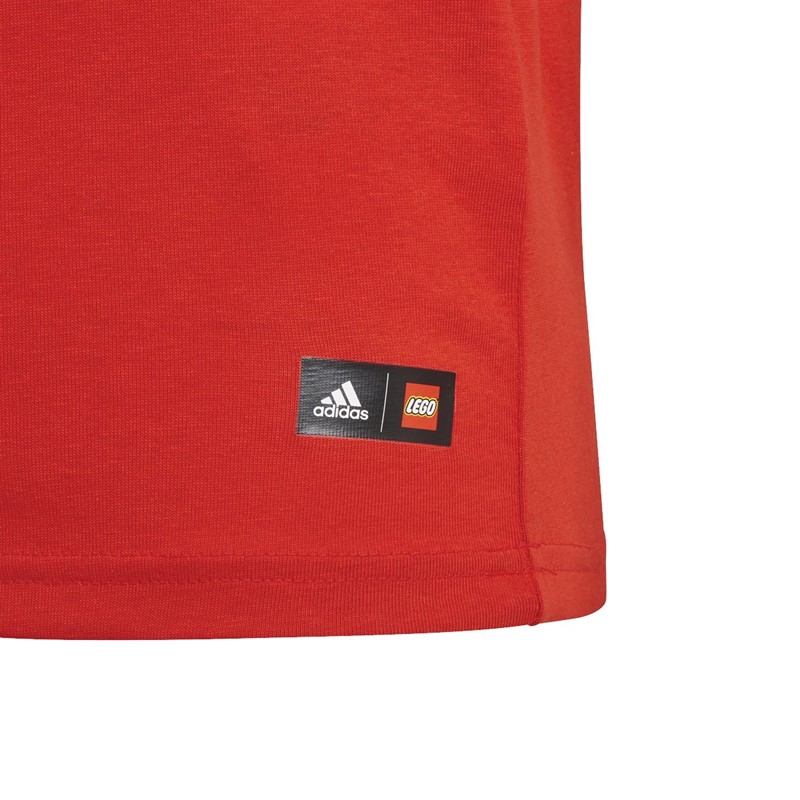 adidas Childrens Classic Lego T-Shirt Red/Bright Blue