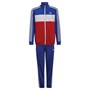 adidas Junior Tiberio Primegreen Tracksuit Bold Blue/White/White