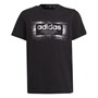 adidas Kinder Graphic T-Shirts Schwarz