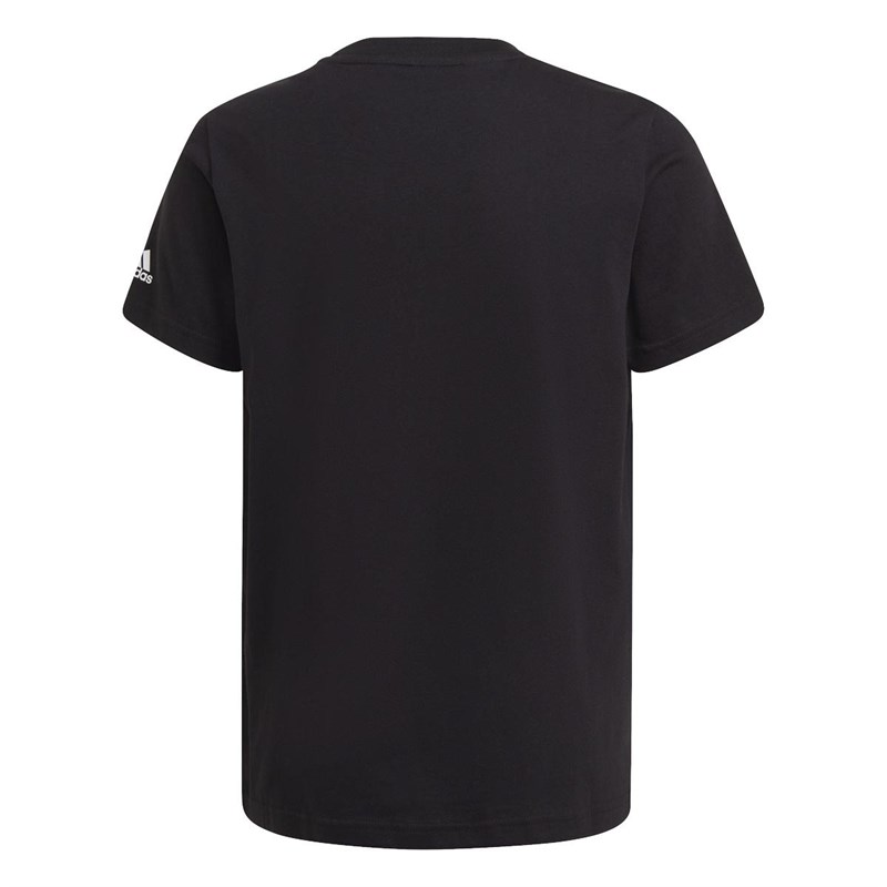 adidas Kinder Graphic T-Shirts Schwarz