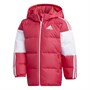 adidas Boys Primegreen Down Hooded Jacket Power Pink
