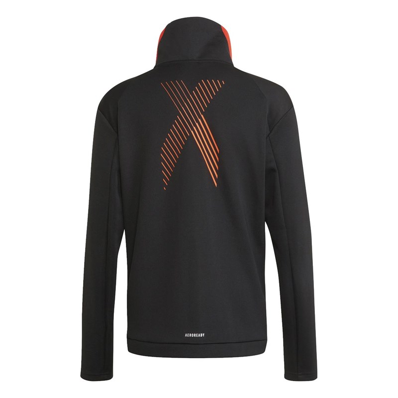 adidas Junior X Aeroready Primegreen Track Top Black/Red