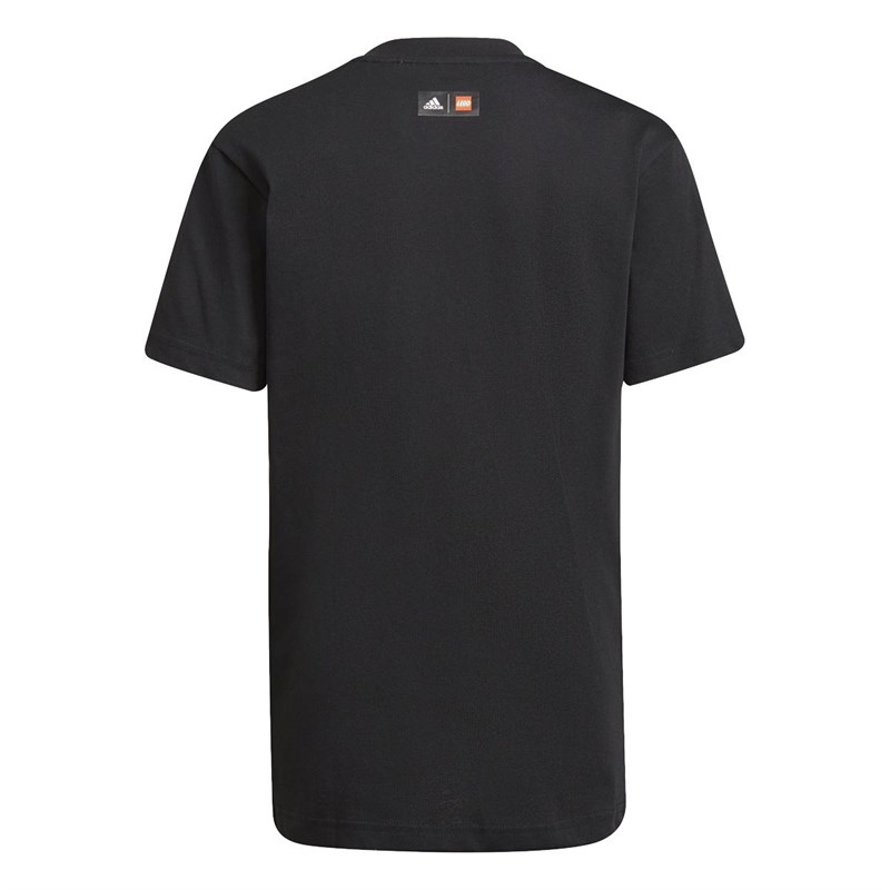 adidas Junior Lego Graphic T-Shirt Black