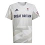 adidas Junior Great Britain Tokyo Olympics Top White/Grey One/Grey Two