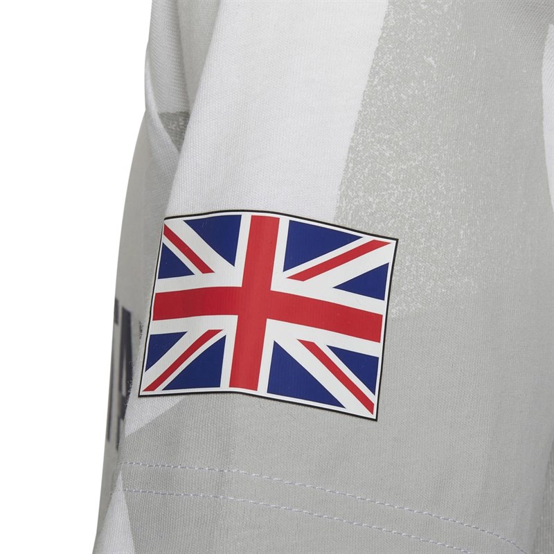 adidas Junior Great Britain Tokyo Olympics Top White/Grey One/Grey Two