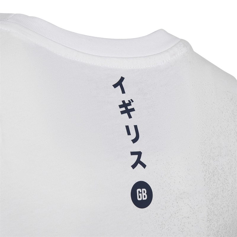 adidas Junior Great Britain Tokyo Olympics Top White/Grey One/Grey Two