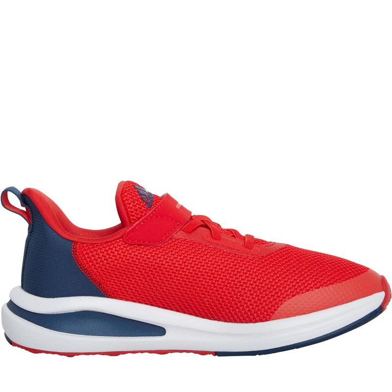 adidas Junior Fortarun Neutral Running Shoes Vivid Red/Footwear White/Crew Navy