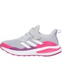 adidas Junior Fortarun Neutral Running Shoes Grey Two/Footwear White/Shock Pink