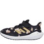adidas Junior EQ21 Run Marimekko Neutral Running Shoes Core Black/Gold Metallic/Footwear White