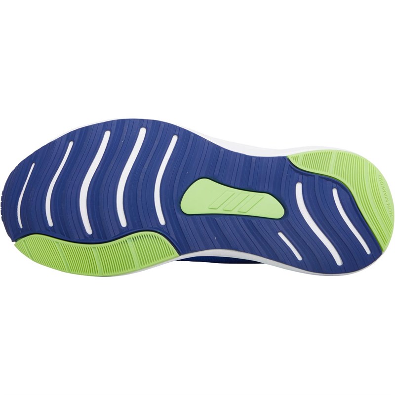 adidas Junior Fortarun Neutral Running Shoes Royal Blue/Footwear White/Signal Green