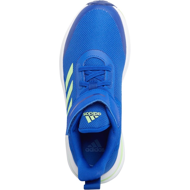 adidas Junior Fortarun Neutral Running Shoes Royal Blue/Footwear White/Signal Green