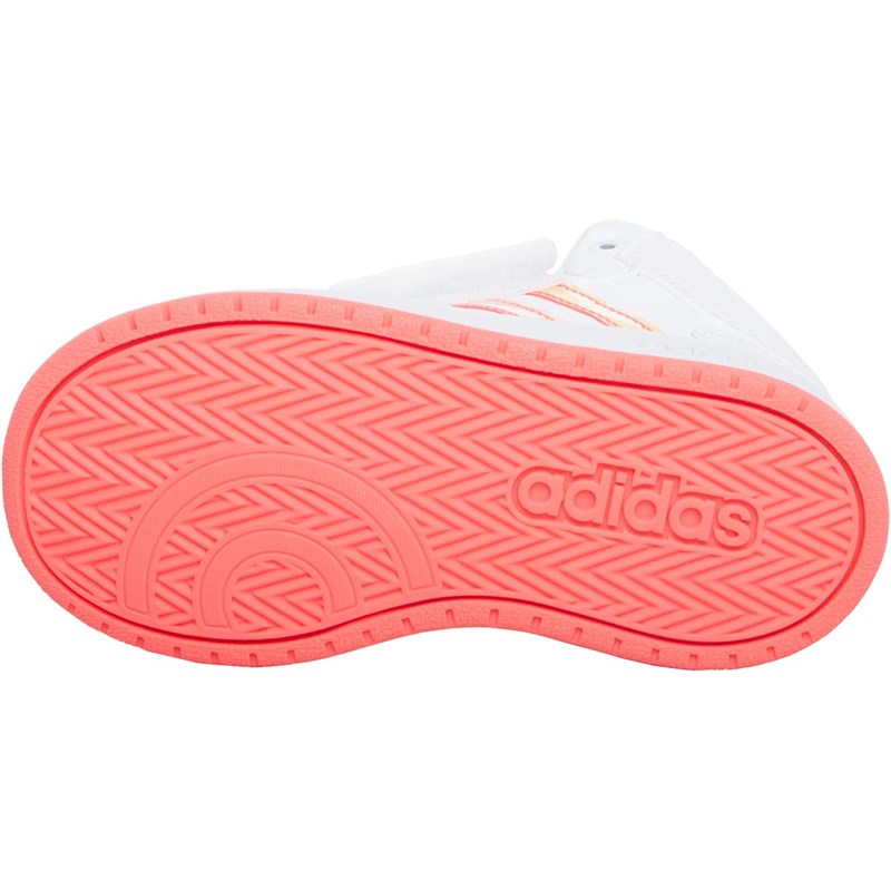 adidas Kinder Hoops 2.0 Mid Sneaker Weiß
