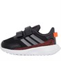 adidas Infant Tensaur Neutral Running Shoes Core Black/Iron Metallic/Carbon