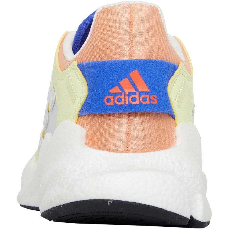 adidas Womens Karlie Kloss X9000 Boost Trainers Ambient Blush/Pulse Yellow/Ambient Sky