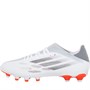 adidas X Speedflow.3 MG Multi Ground Football Boots Footwear White/Iron Metallic/Solar Red