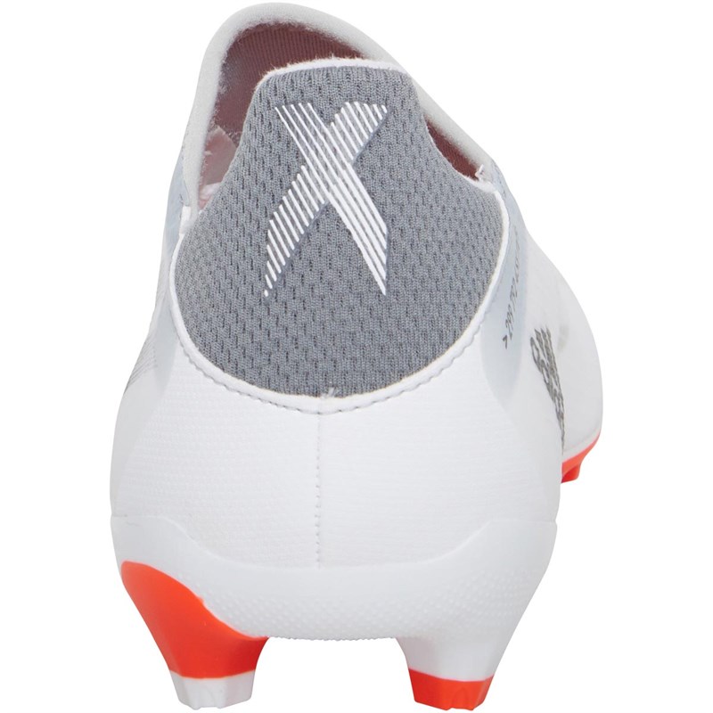 adidas X Speedflow.3 MG Multi Ground Football Boots Footwear White/Iron Metallic/Solar Red
