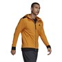 adidas Mens Z.N.E. Innovation Cold.Rdy Woven Full Zip Hoodie Focus Orange