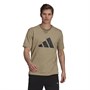 adidas Mens Future Icons 3-Bar T-Shirt Orbit Green