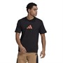 adidas Mens Pogba 1 Graphic T-Shirt Black