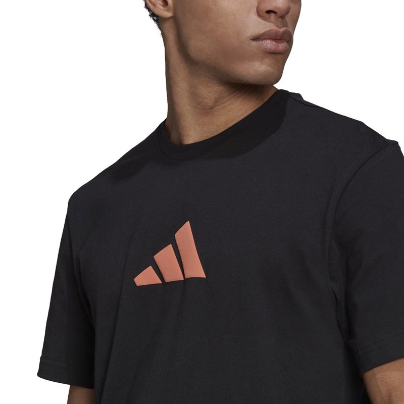 adidas Mens Pogba 1 Graphic T-Shirt Black