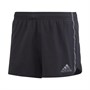 adidas Mens Saturday Split Supernova Aeroready Running Shorts Black/Grey Six
