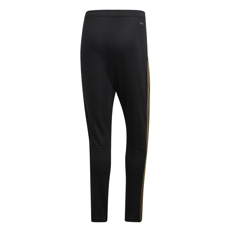 adidas Mens RMCF Real Madrid Training Pants Black/Dark Football Gold