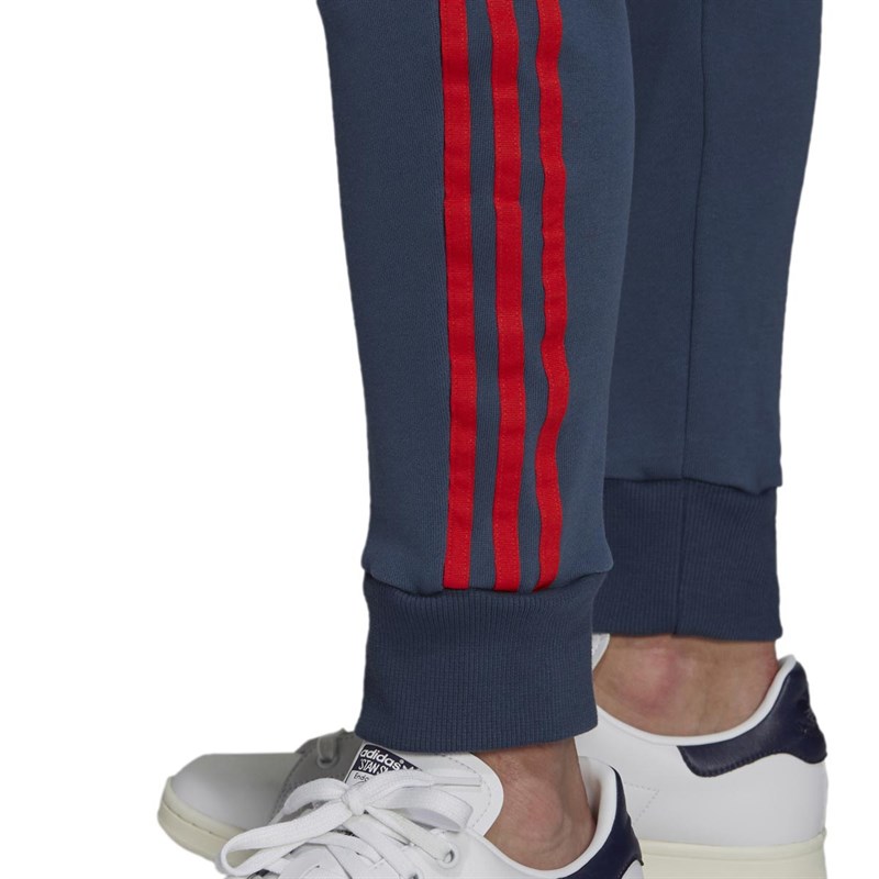 adidas Mens FCB Bayern Munich Warm Training Pants Crew Navy/Actred