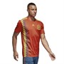 adidas Mens FEF Spain Home Jersey Red/Bold Gold
