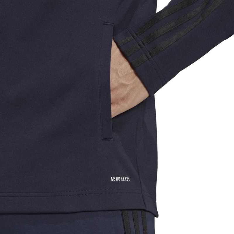 adidas Mens Ribbed Tracksuit Legend Ink