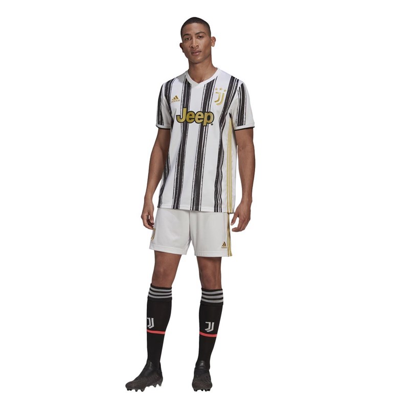adidas Herre JFC Juventus Home Fodboldtrøjer Striber
