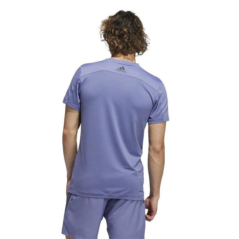 adidas Herren Aero Warrior T-Shirts Lila