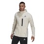 adidas Mens Marathon Adizero Primeblue Running Jacket Wonder White