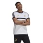 adidas Mens JFC Juventus 3-Stripes T-Shrt White/Black/Pyrite