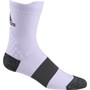 adidas Runadizero Ultra Light Running Quarter Socks Purple Tint/Carbon