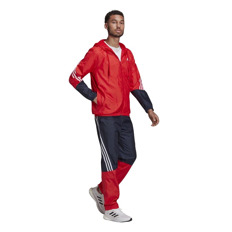 Hooded adidas clearance tracksuit