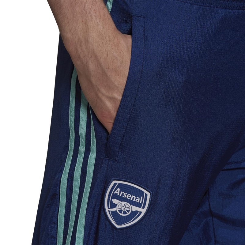 adidas Mens AFC Arsenal Icon Pants Mystery Blue