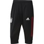 adidas Mens FCB Bayern Munich 3/4 Training Pants Black/Fcb True Red