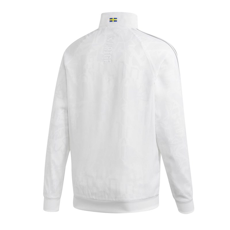 adidas Herren SVFF Sweden Uniforia Sport Jacken Weiß