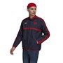 adidas Mens FCB FC Bayern Munich Icons Woven Jacket Night Navy/Active Red