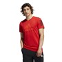 adidas Mens Aeroknit Warrior T-Shirt Vivid Red