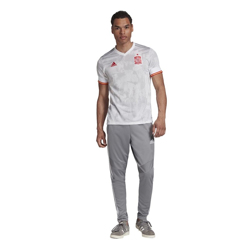 adidas Mens FEF Spain Away Jersey White/Light Onix