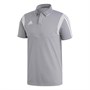 adidas Mens Tiro 19 Polo Grey/White