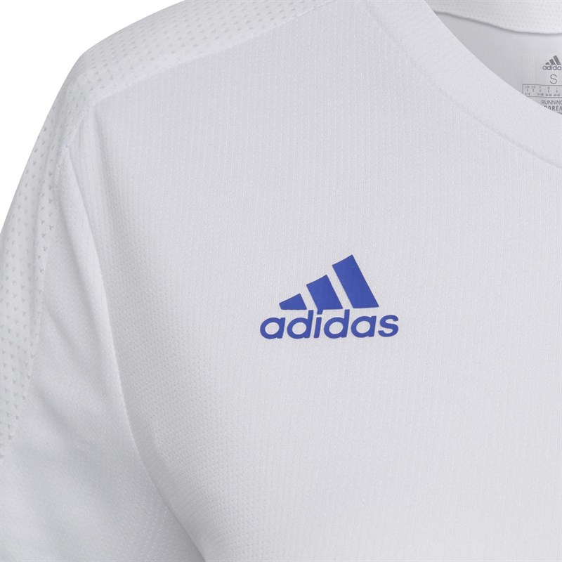 adidas Damen Berlin Marathon Aeroready Primegreen Performance Sporttops Weiß